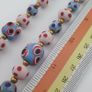 Antique Venetian Style Eyes Glass Beads Necklace Image 5