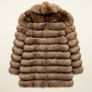 Natural arctic fox fur coat Image 2