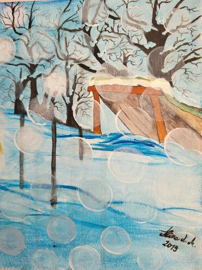 Original acrylic painting on canvas!