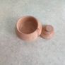 Vintage wooden Salt cellar with lid, 1970's Image 2