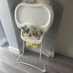 high chair and bottle steriliser
