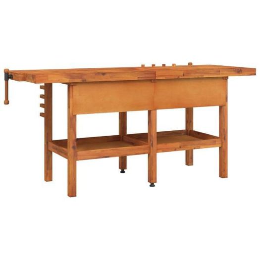 Workbench with Drawers and Vices 192x62x83 cm