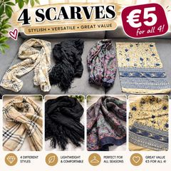 4 Scarves