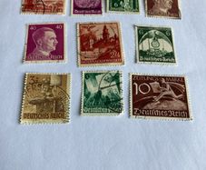 Rare and Genuine WW2 German stamps