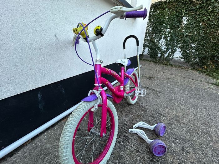 Polly 16 kids bike with bike handle