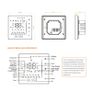BHT-006GCLW 95-240V AC 5A Smart Home Heating Thermostat for EU Box, Control Boiler Heating with Only Internal Sensor, WiFi (White) Image 5