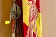 Vintage French Whisk Egg Beater with Original Box