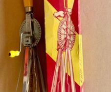 Vintage French Whisk Egg Beater with Original Box