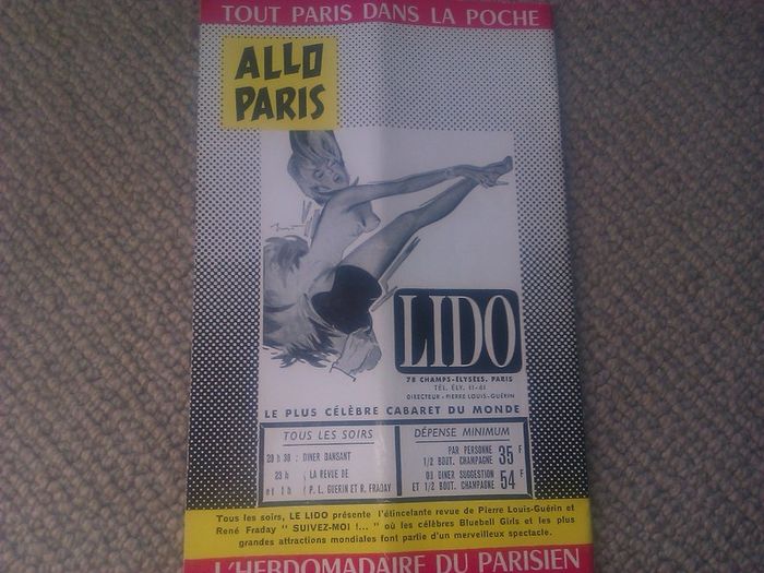 Allo Paris brochure 1964.