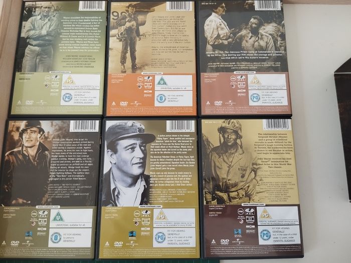 John Wayne War Movies DVD Box Set 6 movies