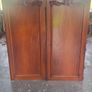 Solid mahogany Victorian wardrobe doors Image 2