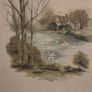 1979 Lithograph by F. Massa Framed Image 2