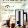 4 in 1 Milk Frother Frothing Foamer Fully automatic Milk Warmer Cold/Hot Latte Cappuccino Chocolate Protein powder M3 Image 2
