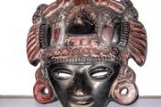 Asian wooden wall mask