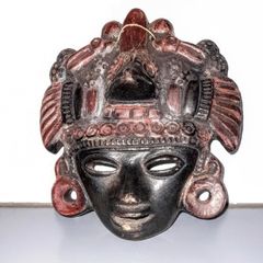 Asian wooden wall mask