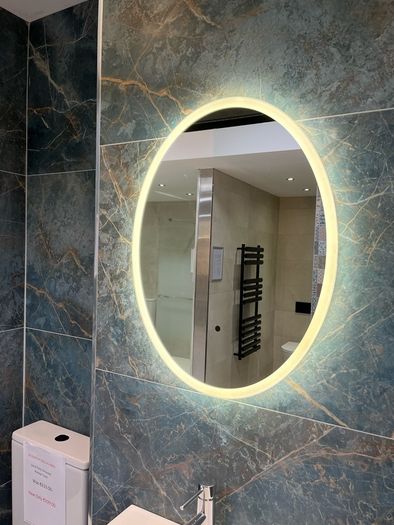 EX Display Tavistock Aster Oval LED bathroom mirror