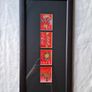 Original Signed Annabel Langrish Pressed Flower Collage Irish Art Image 2