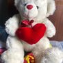 Large love heart bear Image 4