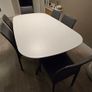 BoConcept extendable dining table with 6 chairs used Image 3