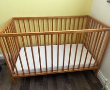 Free baby cot, travel cot, and other items