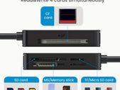 High-Speed 4-in-1 SD Card Reader with Dual USB 3.0 & USB-C CF Compact Flash