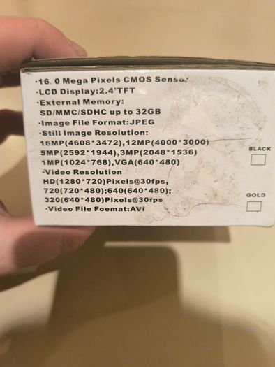 16 Megapixel Digital camera