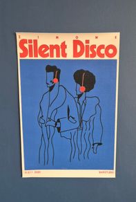 Silent Disco  Canvas Poster
