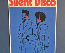 Silent Disco  Canvas Poster
