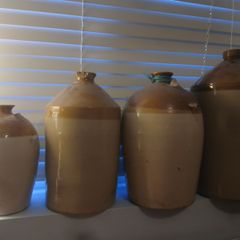 Vintage Stoneware Flagons