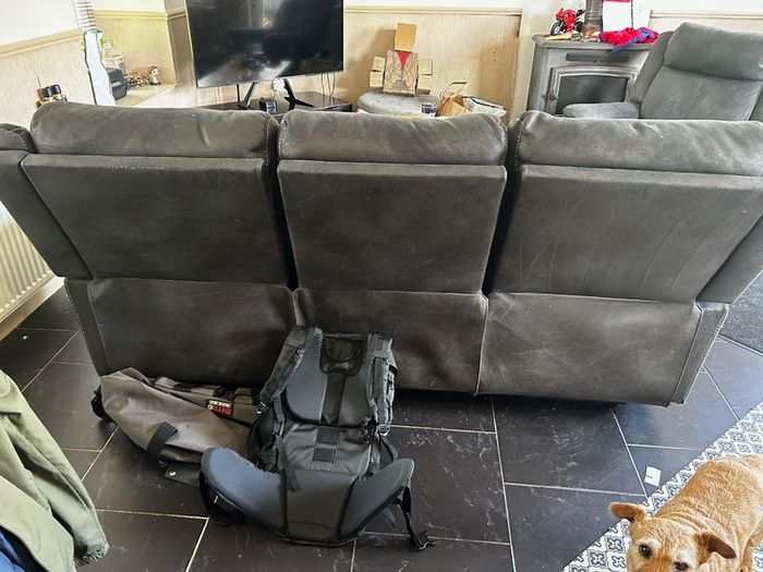 Large Recliner Couch + Chair