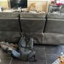 Large Recliner Couch + Chair Image 2