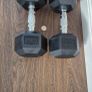 2 sets of used hexagonal dumbbells Image 10