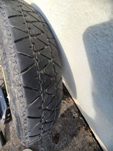 Spare Wheel with jack and brace