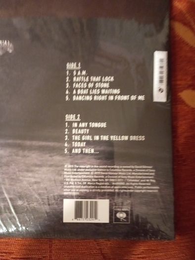 Lp Dave Gilmore Rattle That Lock Lp Brand New