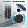 Adjustable Dip Bars, 400kg Heavy Duty Parallel Bars, Stable Dip Station with Dual Safety Lock, Height Adjustable Parallettes for Home Gym, Calisthenics & Upper Body Workout Image 9