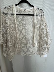Blank Beaded Kimono Style Cardigan