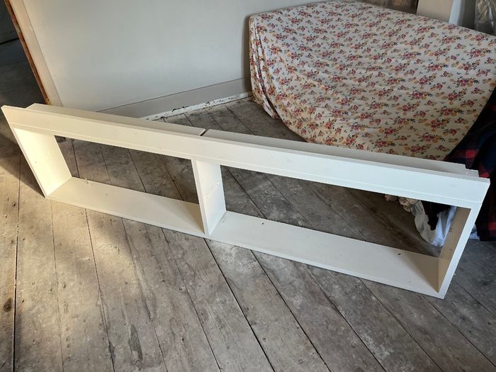 Solid wood bookshelf - 2.15m