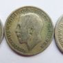 Vintage Silver Coins Six Pence 1921-1929-1930-1933 and 3 Pence 1951 12,3g Image 3