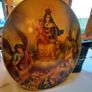 Oval vintage religious print, bought in Portugal, D18, post 8e Image 2