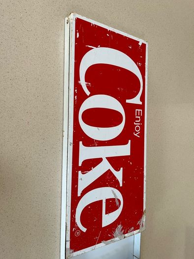 Coke Coca Cola Sign Metal
