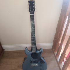 Harley Benton DC-Junior Pelham Blue