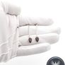 Vintage 925 Sterling Silver Garnet Earrings Image 7