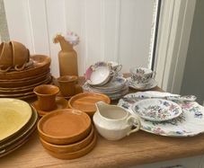 French "Biot" pottery part dinner service