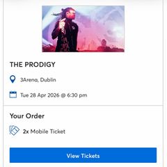 Prodigy concert tickets