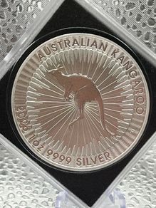 1oz Fine 9999 Silver Bullion Kangaroo 2026 Coin.
