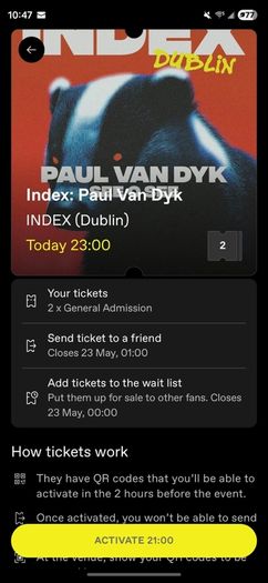 tickets