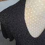 Next black and silver ribbed dressy knit bnwot uk 8-10 Image 4