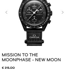 Omega x Swatch Moonphase New Moon Edition