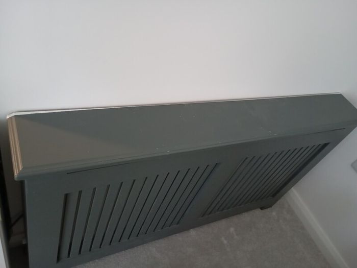 Radiator cover grey