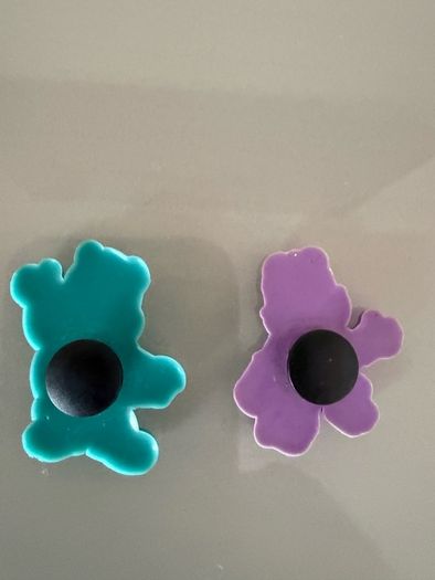 Pair of Carebear croc charms